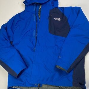 The North Face Men's Hyvent Blue Ski Jacket